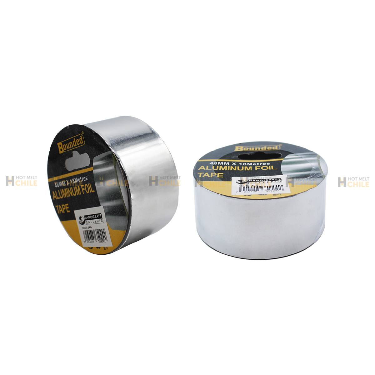 Cinta aluminio adhesiva 18mt - Imagen 4