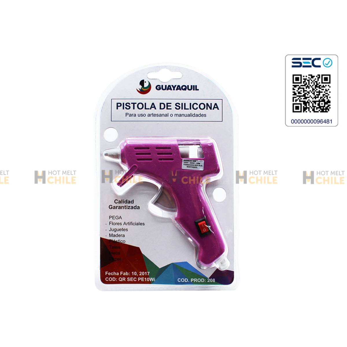 Aplicador Hotmelt barras 7.2mm con interruptor - Imagen 7