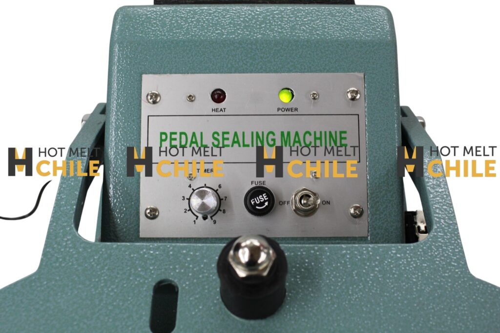 Maquina termo selladora de bolsas pedestal