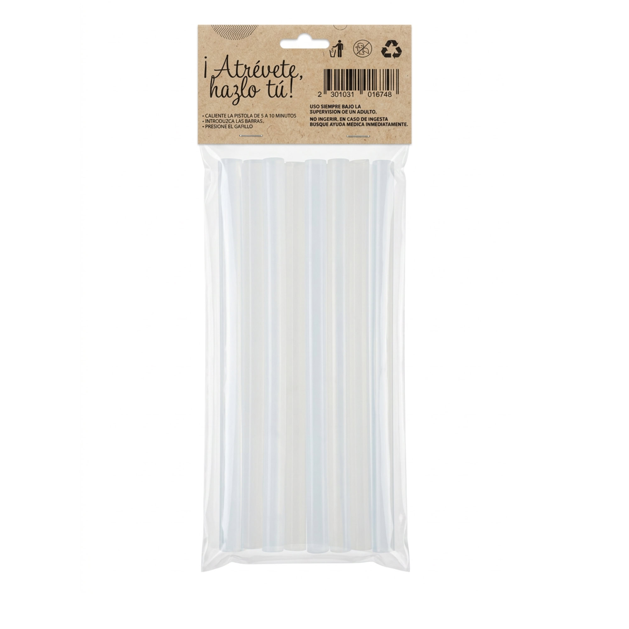 Silicona en Barra Gruesa Handimelt 230 (11,5 mm x 20 cm) x 6 un